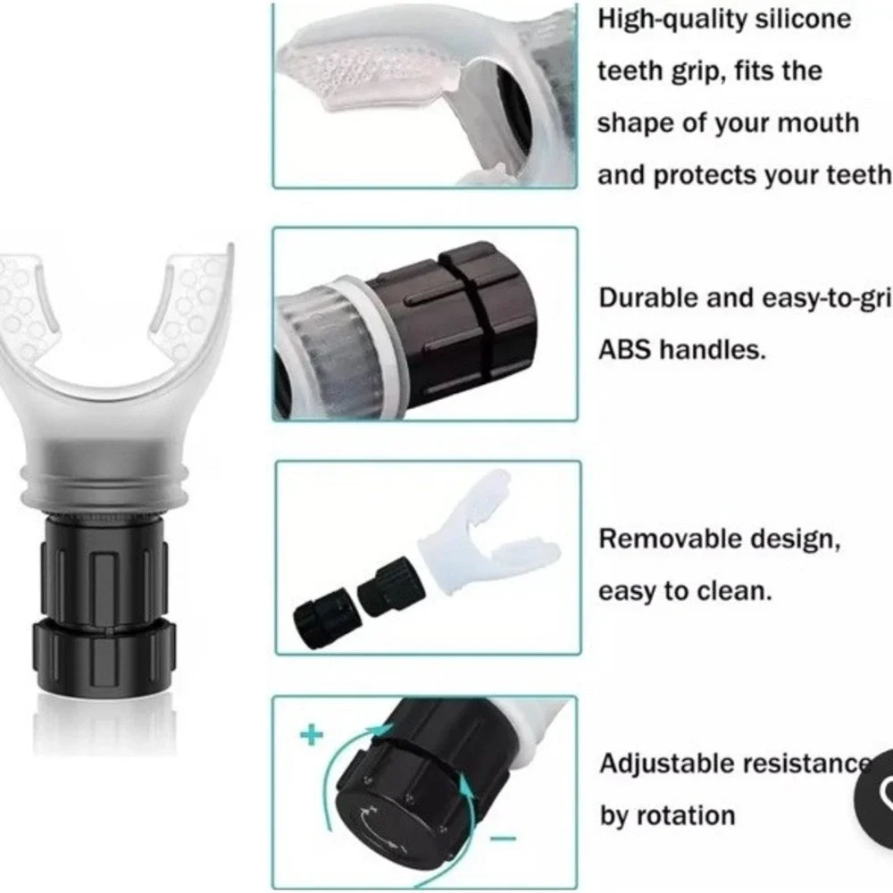 Oxyflow Lung Trainer Breathing Trainer Portable Breathing Trainer for Oral NEW